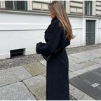 Women’s Long Wool Coat for Winter