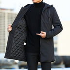 Men’s Insulated Hooded Padded Jacket for Winter