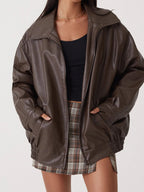 Women’s Leather Jacket for Winter