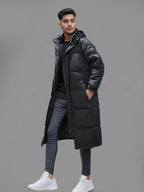 Men’s Long Down Puffer Coat for Winter