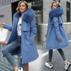 Women’s Faux Fur Lined Hooded Winter Coat