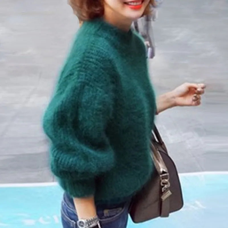 Women’s Soft Wool Knit Jumper for Winter