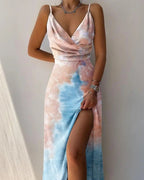 Women's Chiffon Maxi Evening Dress Spring