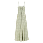 Women’s Strappy Maxi Dress Polyester for Spring