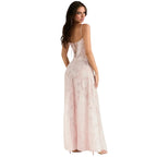 Women’s Strappy Maxi Dress Polyester for Spring