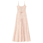 Women’s Strappy Maxi Dress Polyester for Spring