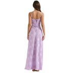 Women’s Strappy Maxi Dress Polyester for Spring