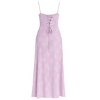 Women’s Strappy Maxi Dress Polyester for Spring