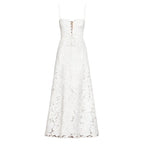 Women’s Strappy Maxi Dress Polyester for Spring
