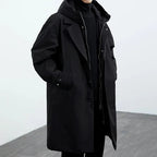 Men’s Cotton Blend Trench Coat for Spring and Transitional Weather
