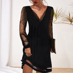 Women’s Chiffon Mini Dress for Spring Evenings