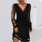 Women’s Chiffon Mini Dress for Spring Evenings