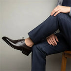 Men's Leather Oxford Dress Shoes Spring