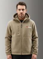 Men’s Fleece Jacket with Hood for Winter