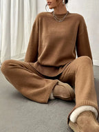 Women’s Cotton Knit Lounge Set for Early Spring