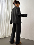 Women’s Cotton Knit Lounge Set for Early Spring