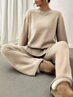 Women’s Cotton Knit Lounge Set for Early Spring