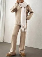 Women’s Cotton Knit Lounge Set for Early Spring