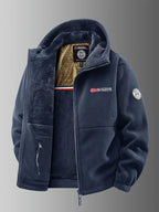 Men’s Fleece Jacket with Hood for Winter