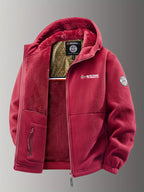 Men’s Fleece Jacket with Hood for Winter