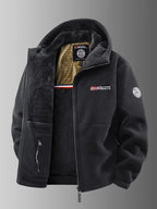 Men’s Fleece Jacket with Hood for Winter
