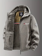 Men’s Fleece Jacket with Hood for Winter