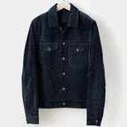 Men’s Leather Trucker Jacket for Winter