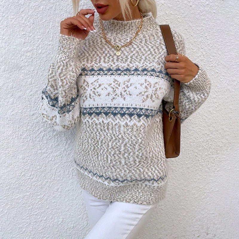 Women’s Wool Knit Jumper for Late Winter and Early Spring