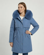 Women’s Faux Fur Lined Hooded Winter Coat