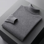 Men’s Cashmere Roll Neck Jumper for Winter